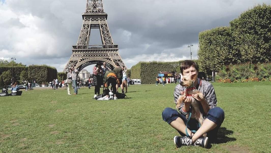 кубик пес путешествие на соболе европа париж