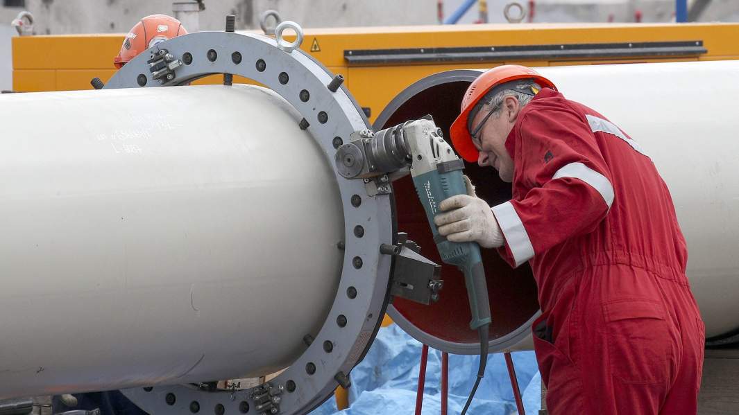 Строительство участка газопровода «Северный поток-2»