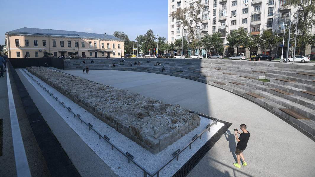 Фрагмент крепостной стены древнего Белого города