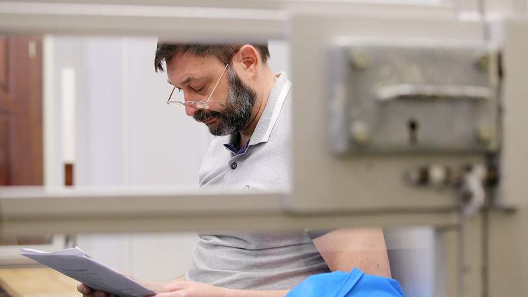 Руководитель портала «РИА Новости Украина» Кирилл Вышинский перед заседанием апелляционного суда Киева