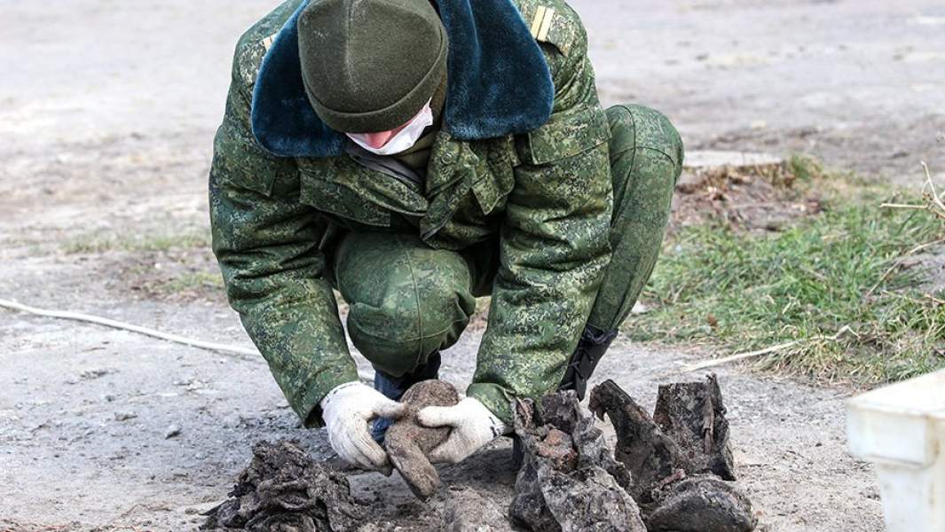 Массовое захоронение времен Великой Отечественной войны 