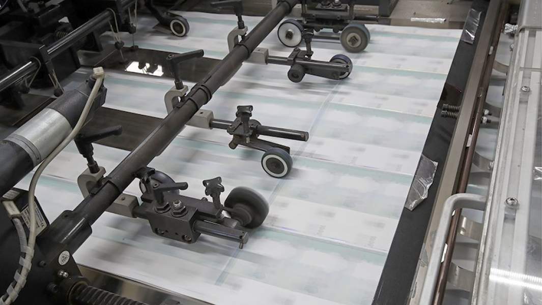 Производство российских банкнот на Московской печатной фабрике АО «Гознак»