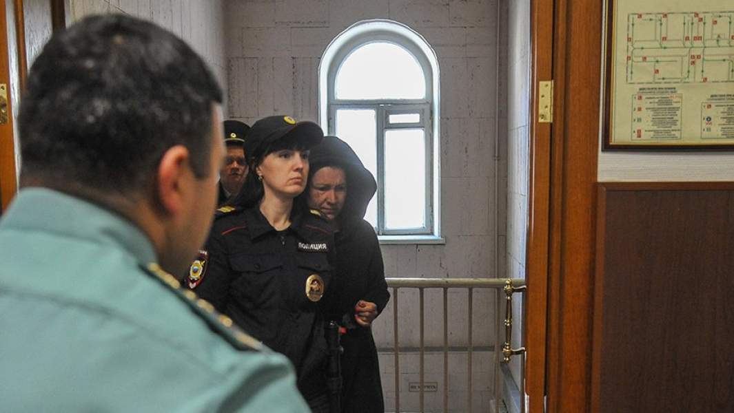 Татьяна Магдеева во время избрания меры пресечения