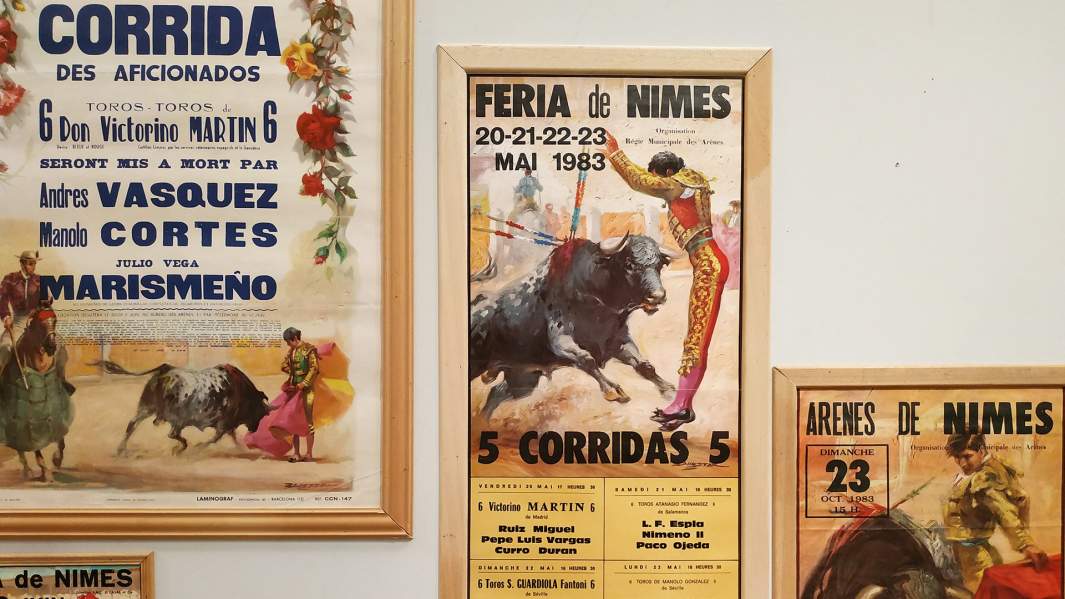Афиши корриды в Ниме