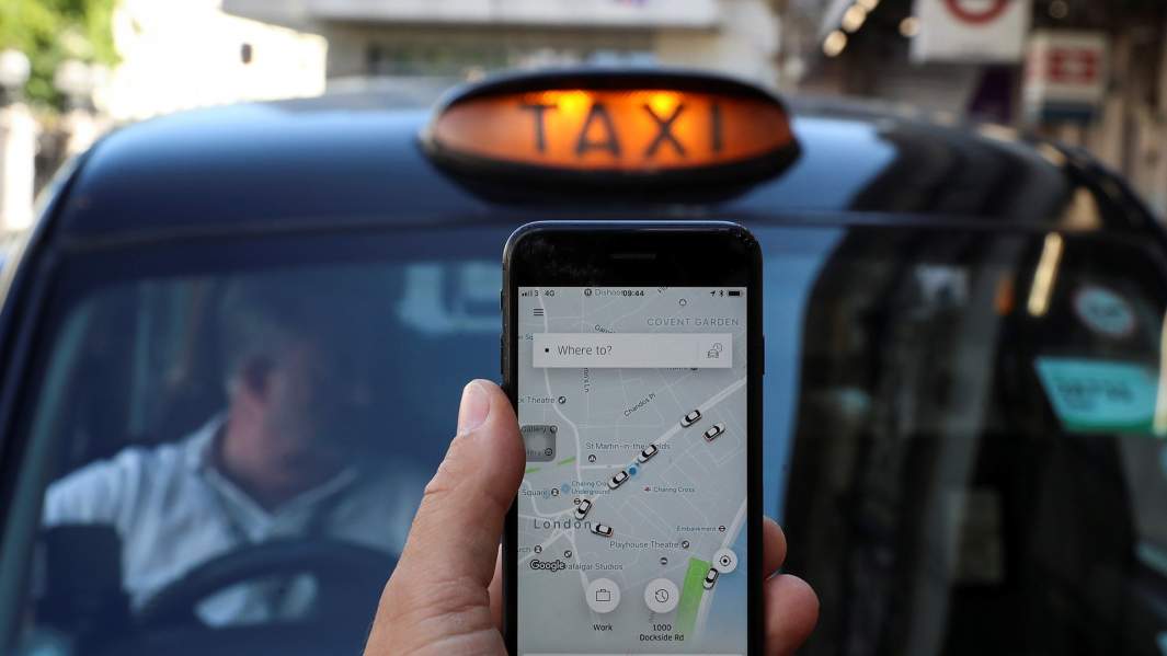такси Uber в Британии