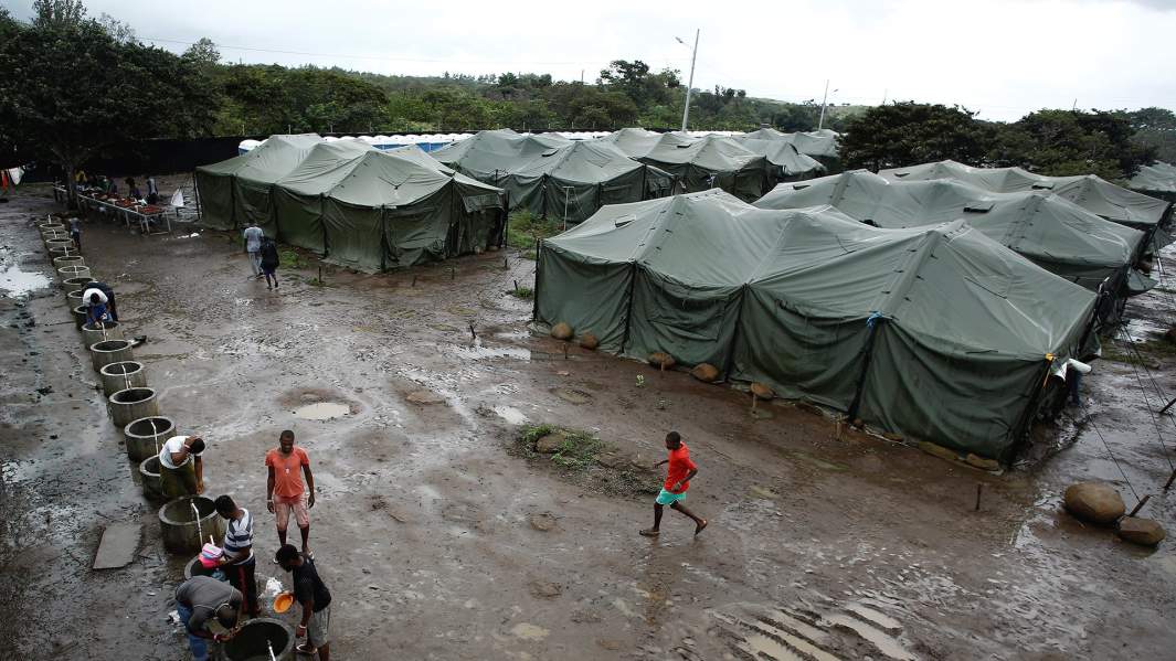 Лагерь беженцев