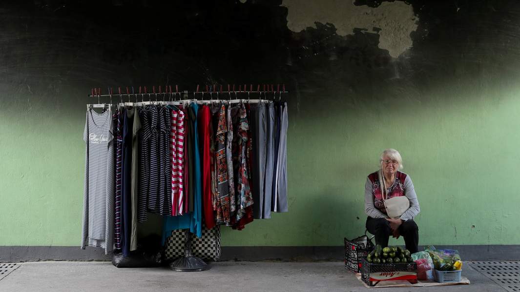 Уличная торговля в Киеве 