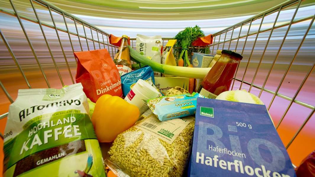 Магазин органических продуктов в Нюрнберге, Германия