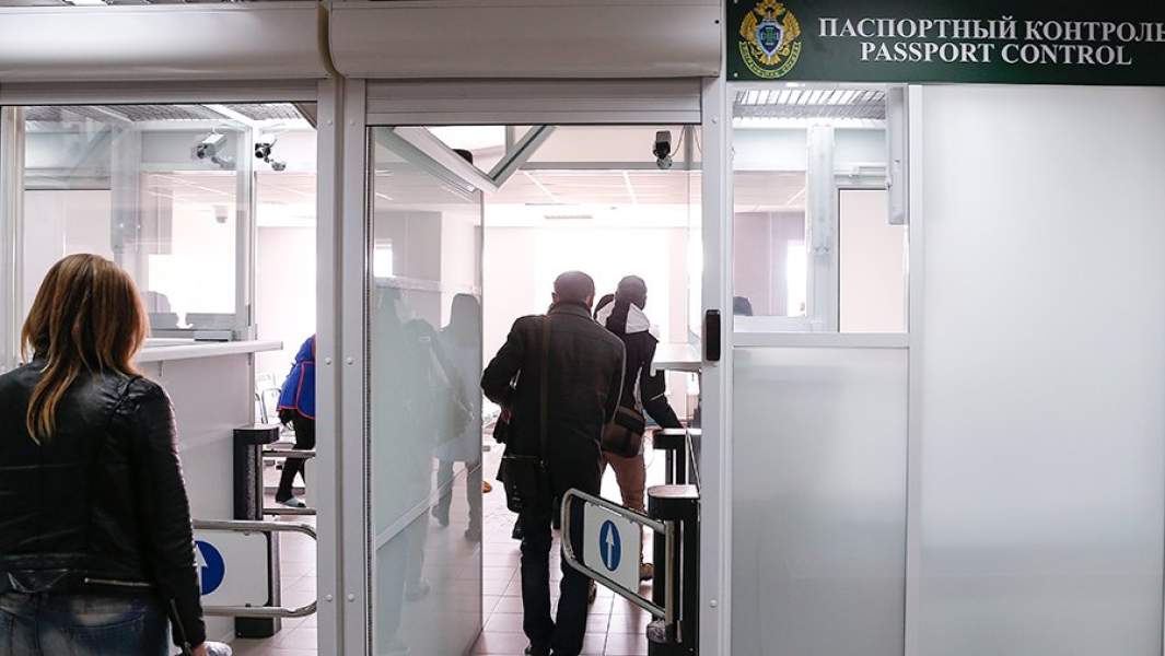 Международный пропускной пункт «Чернышевское» на российско-литовской границе в Калинигградской области