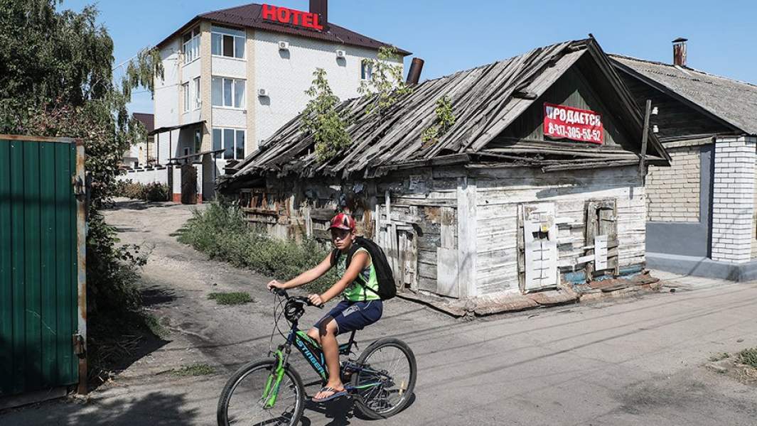 Одна из улиц Саратова