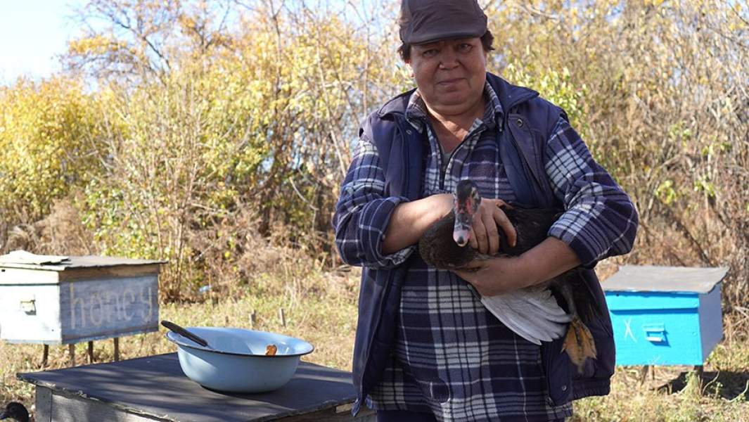 Жительница Петровского Людмила Васильевна