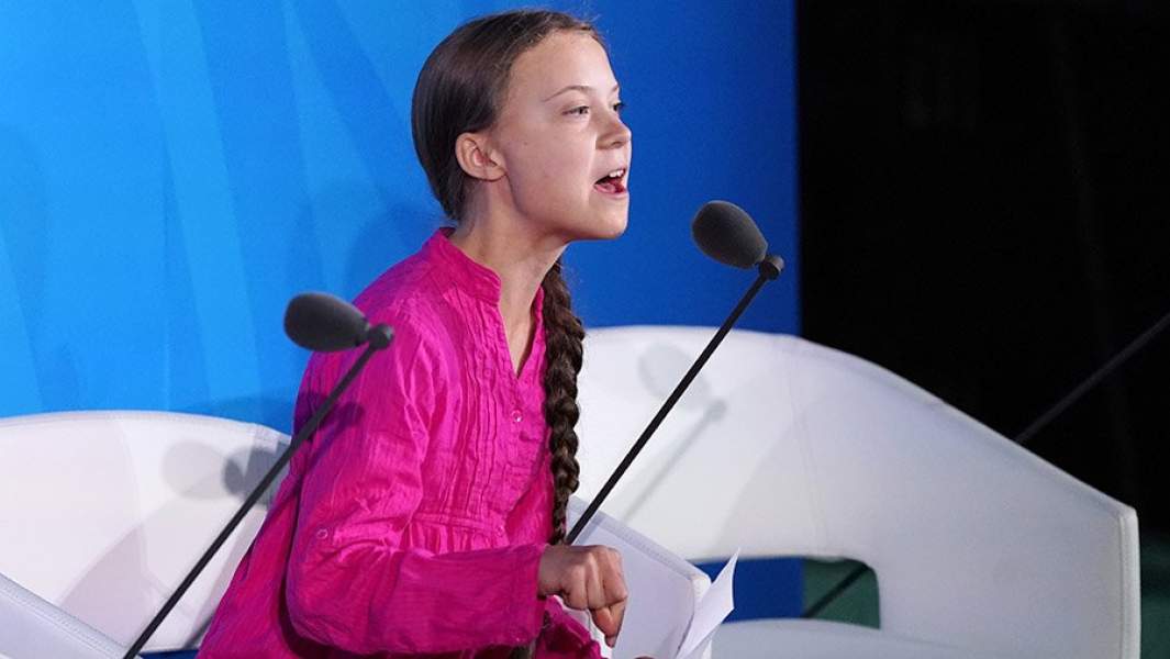 Выступление Греты Тунберг на 74-ой сессии Генеральной Ассамблеи ООН