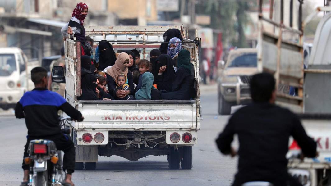 Мирные жители в городе Тель-Абьяд