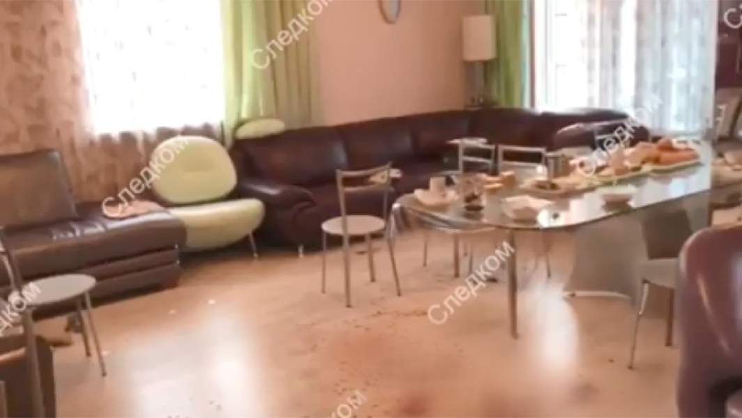 Место убийства в здании хостела в поселке Дудкино в Новой Москве