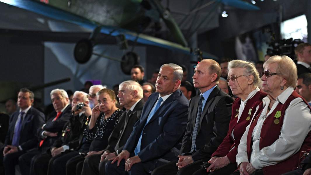 Президент РФ Владимир Путин и премьер-министр  Израиля Биньямин Нетаньяху 