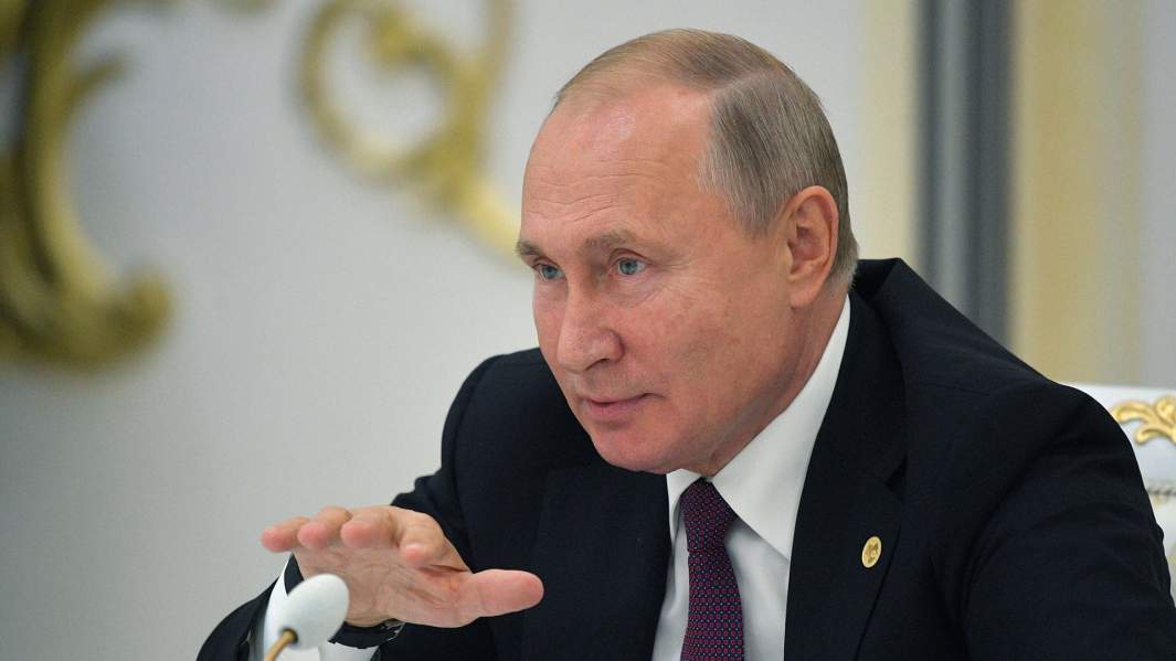 Владимир Путин на заседании Совета глав государств Содружества Независимых Государств