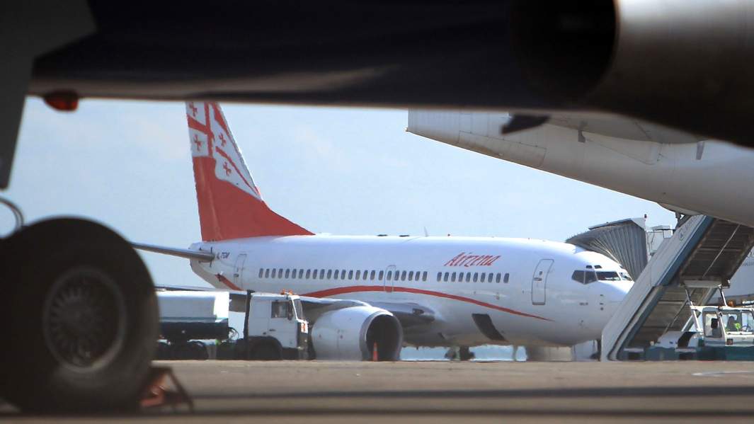 Самолет авиакомпании Georgian Airways