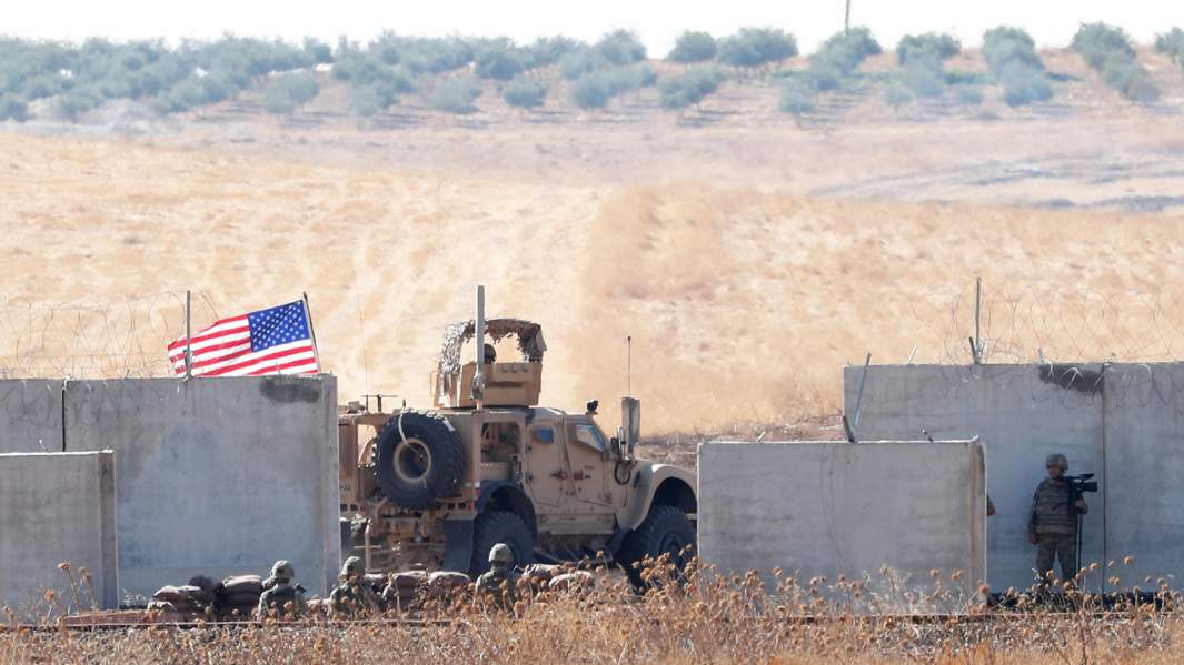 Американские военные на турецко-сирийской границе