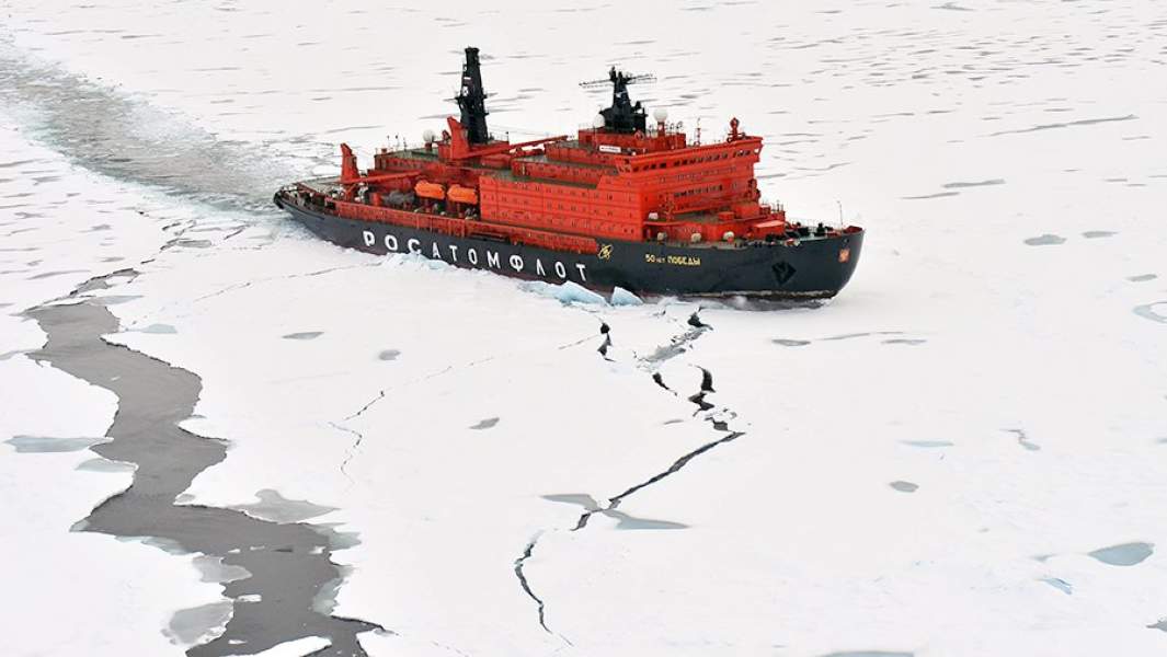 Российский атомный ледокол «50 лет Победы» 