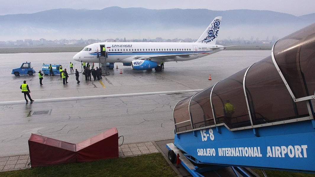 сараево московия аэропорт самолет