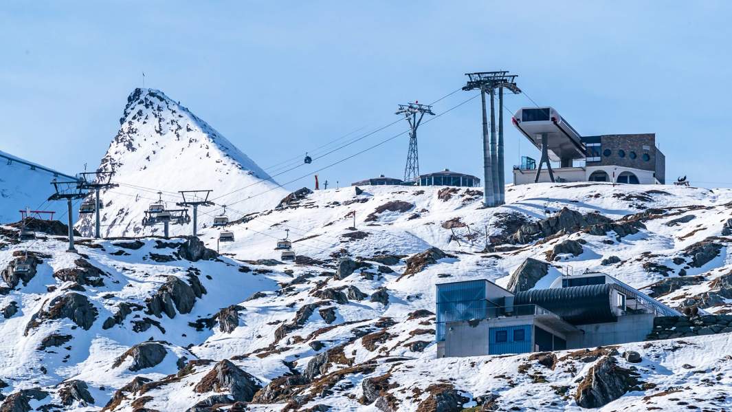 Вид на ледник Китцштайнхорн