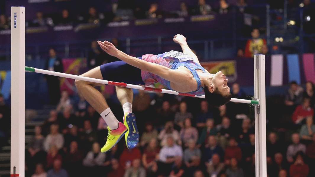 Российский прыгун в высоту Данил Лысенко