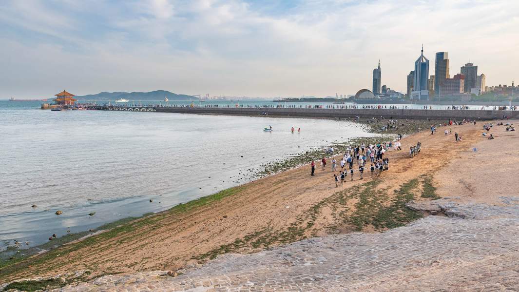 Один из пляжей Циндао