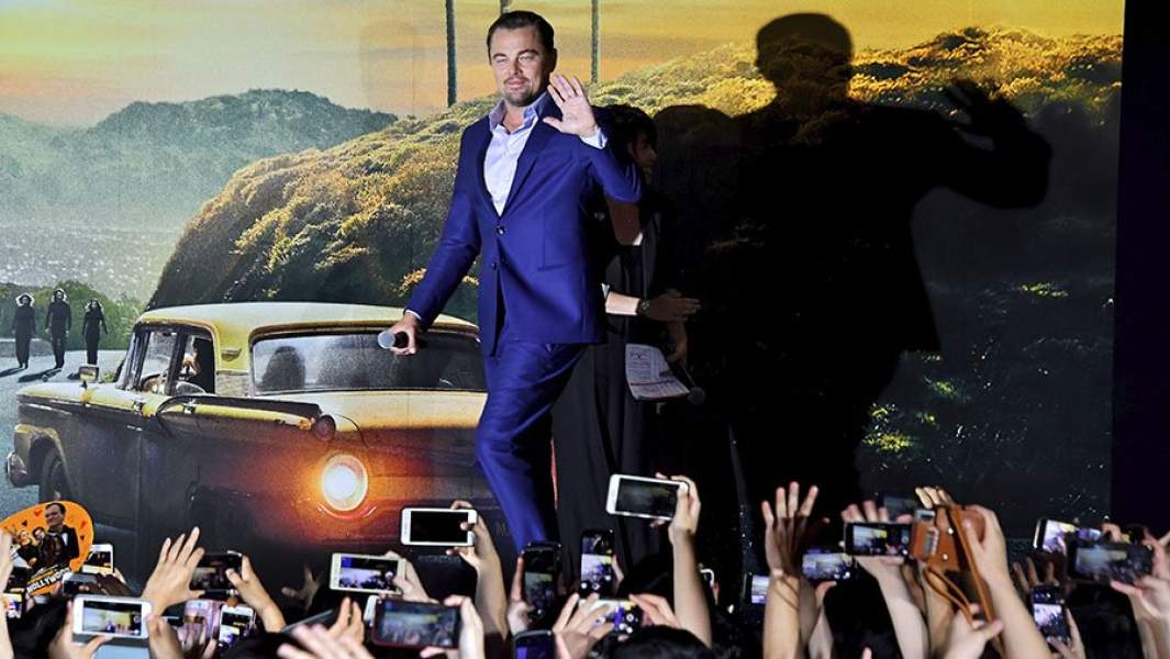 Леонардо Ди Каприо на премьере фильма