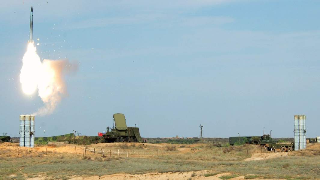 Боевые пуски ЗРК С-400 «Триумф»