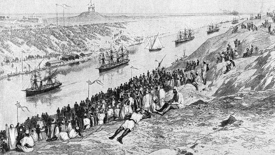 Торжественное открытие Суэцкого канала. 4 ноября 1869 года