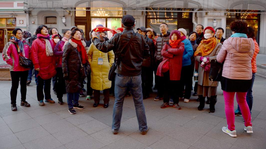 китай туристы