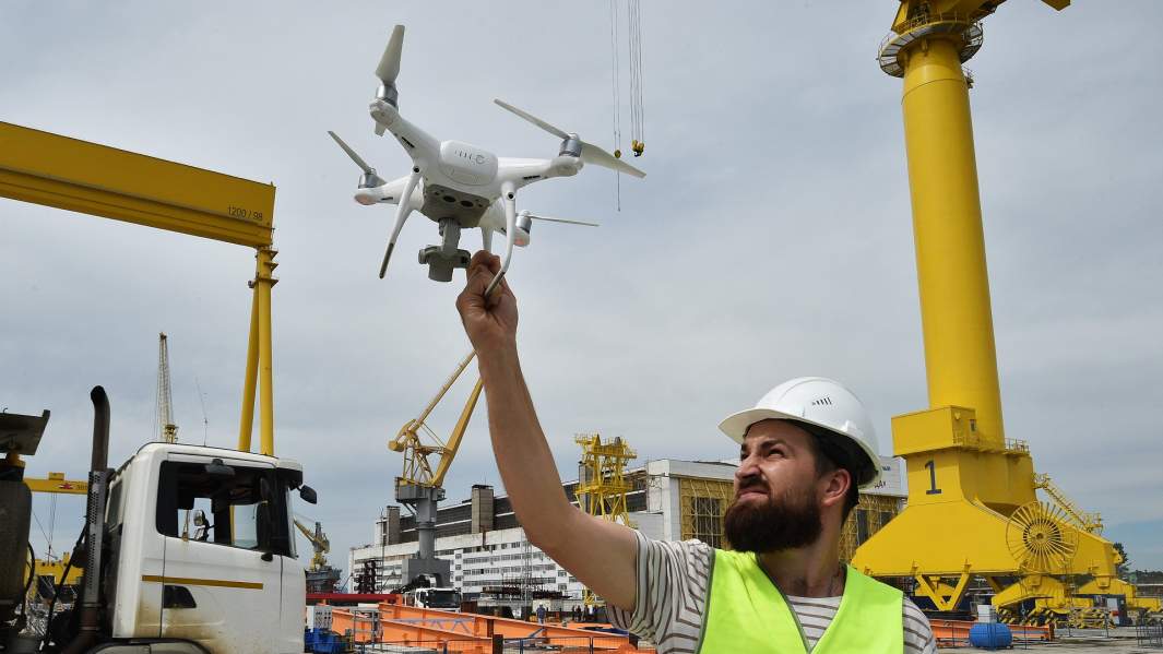 дрон квадрокоптер росавиация