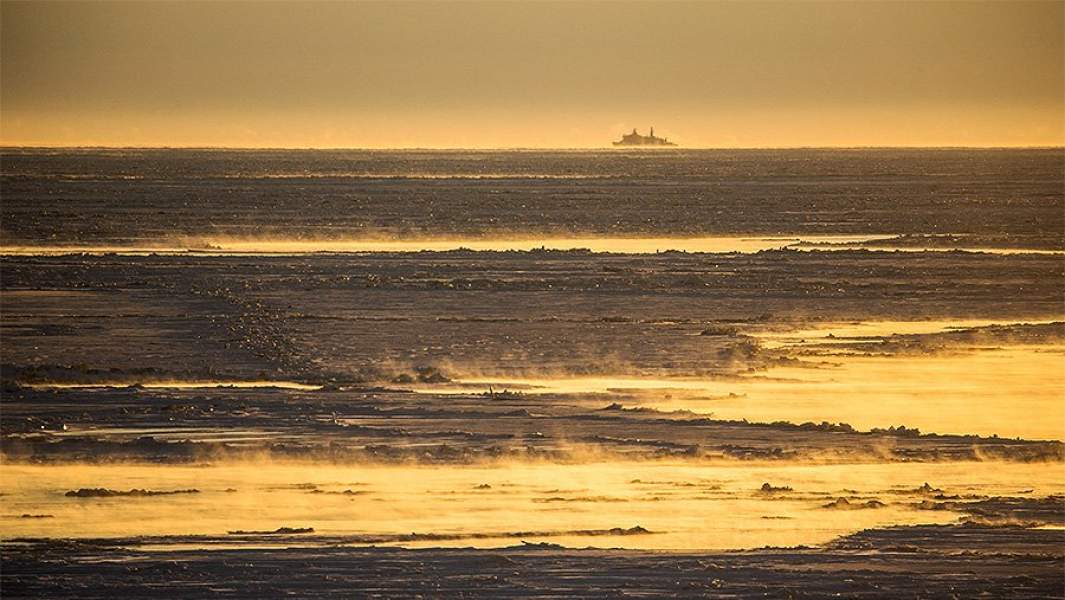 северный морской путь снег арктика Кристоф де Маржери газовоз