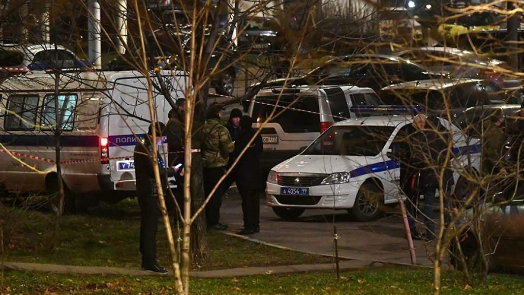 Полиция на месте убийства Ибрагима Эльджаркиева