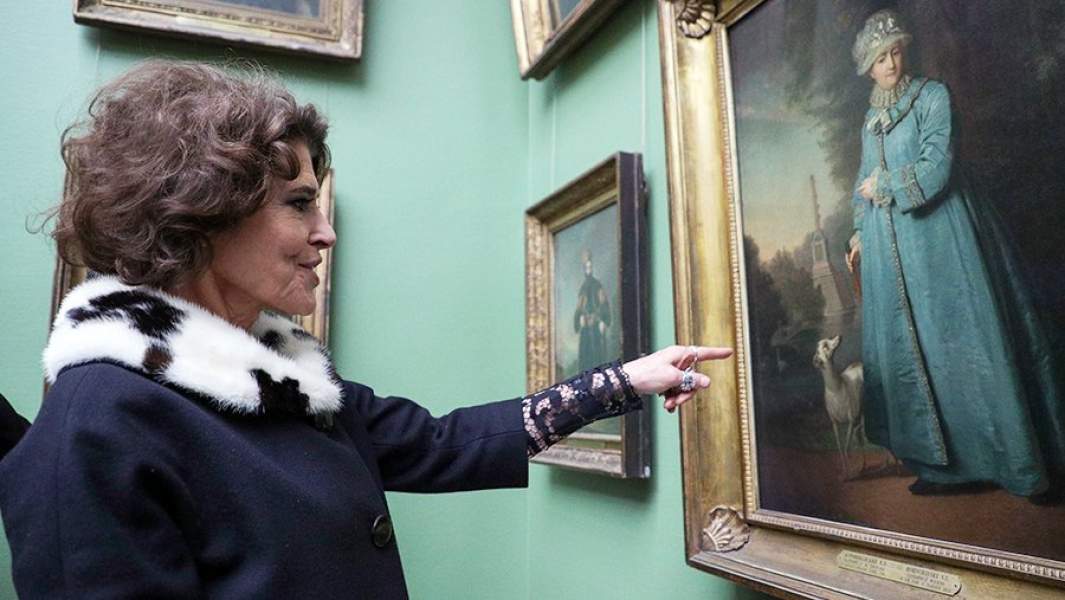 Фанни Ардан в Третьяковской галерее