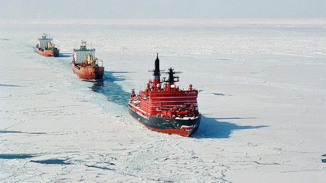 северный морской путь снег арктика ледокол ямал