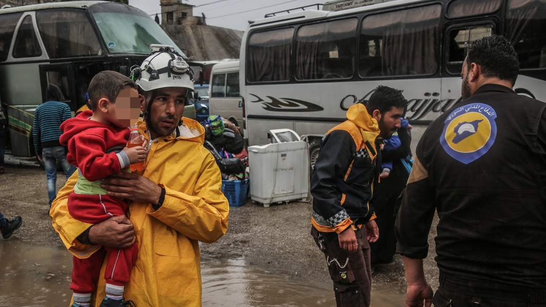 Члены организации «Белые каски»