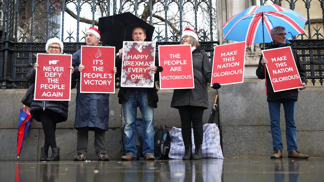 Люди, поддерживающие брексит
