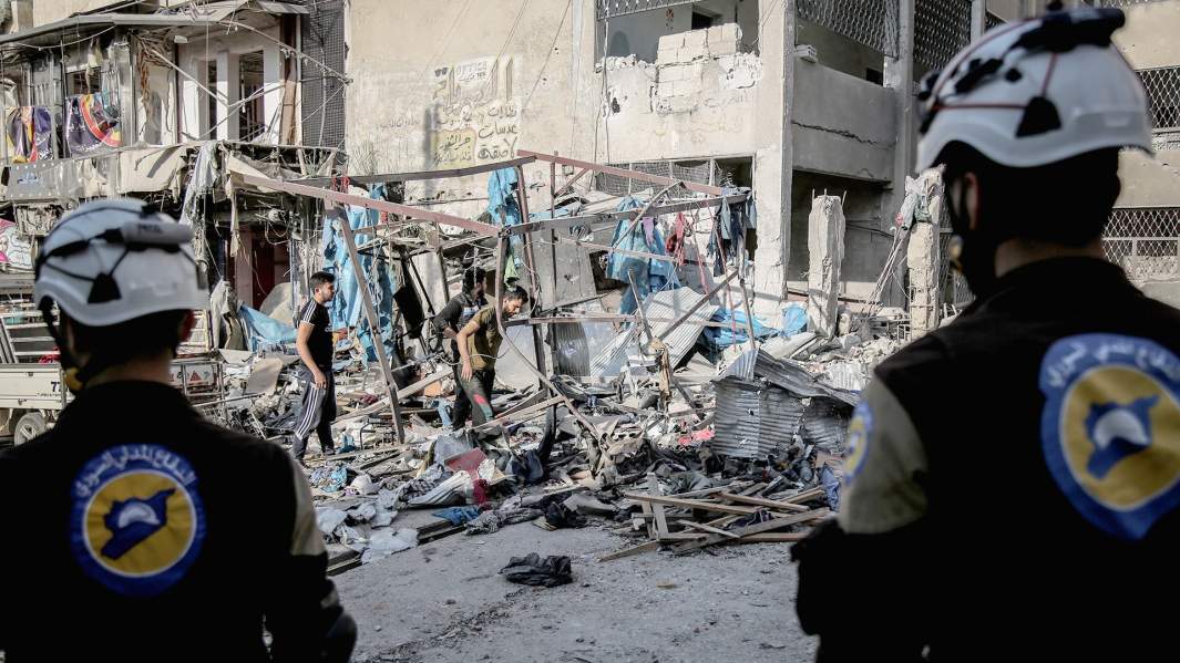 Члены организации «Белые каски»