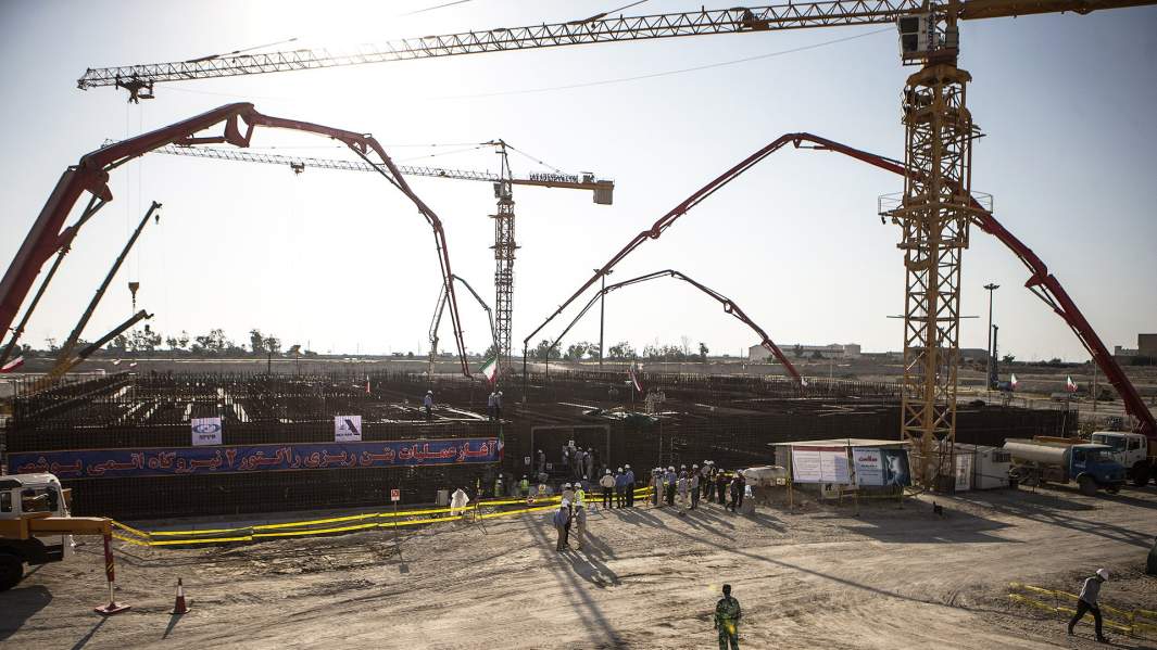 Строительство второго энергоблока иранской АЭС «Бушер»