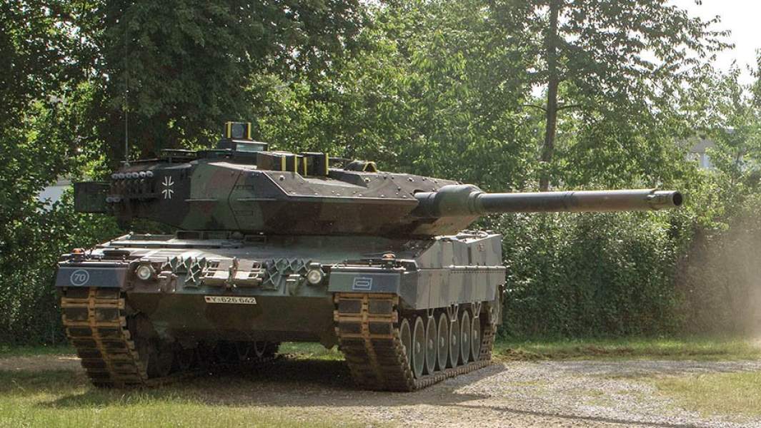 ОБТ Леопард 2 во время «Дня Бундесвера», июнь 2019 года