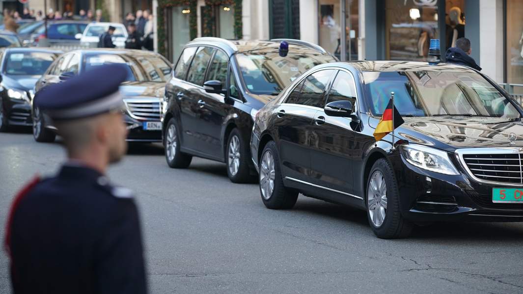 Прибытие лидеров стран участниц 