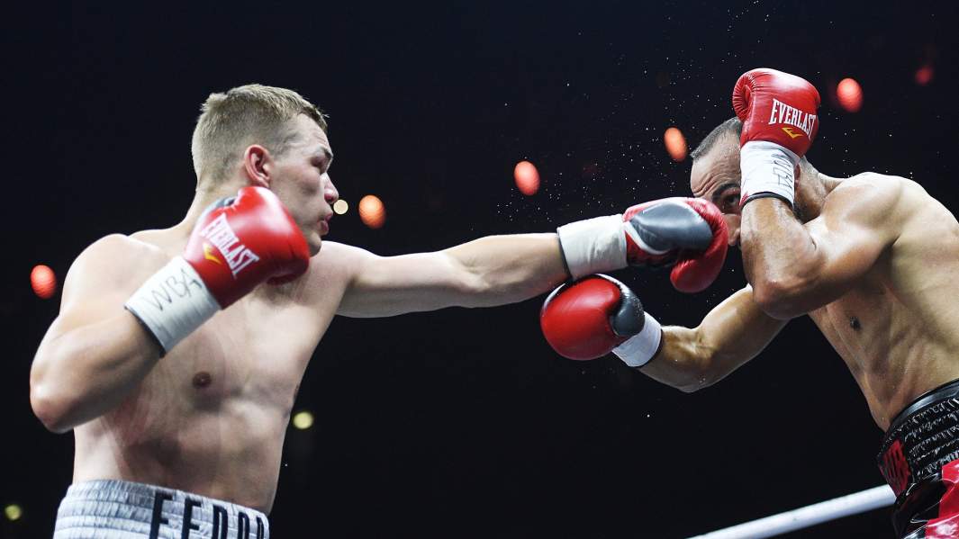 Федор Чудинов (Россия) и Наджиб Мохаммеди (Франция)