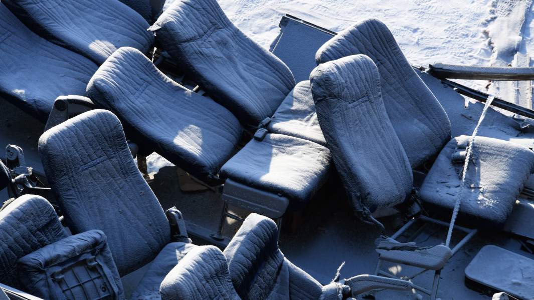 автобус авария кресла