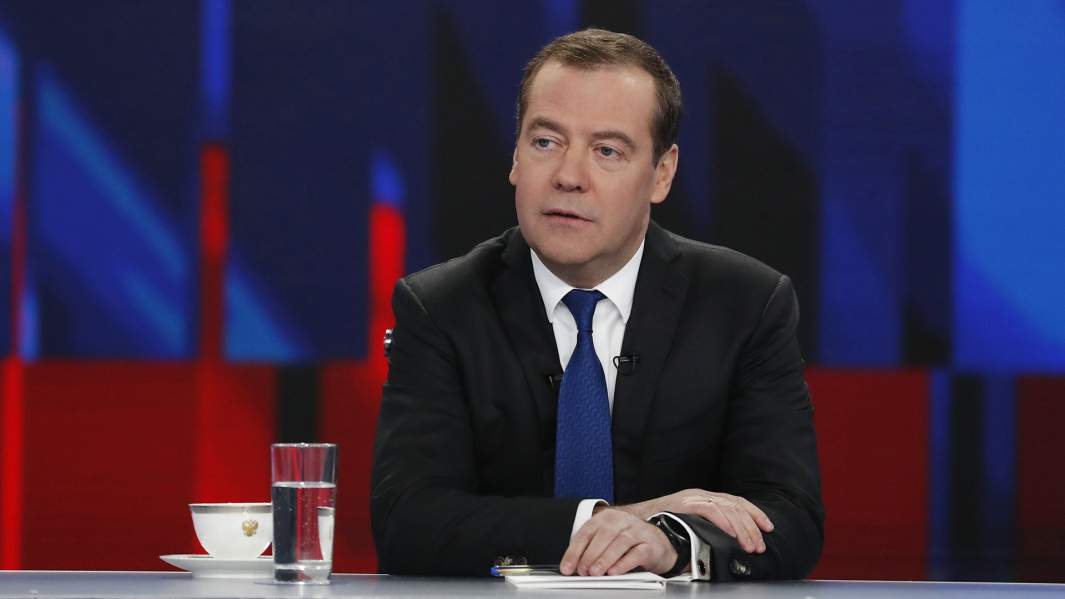 Председатель правительства РФ Дмитрий Медведев