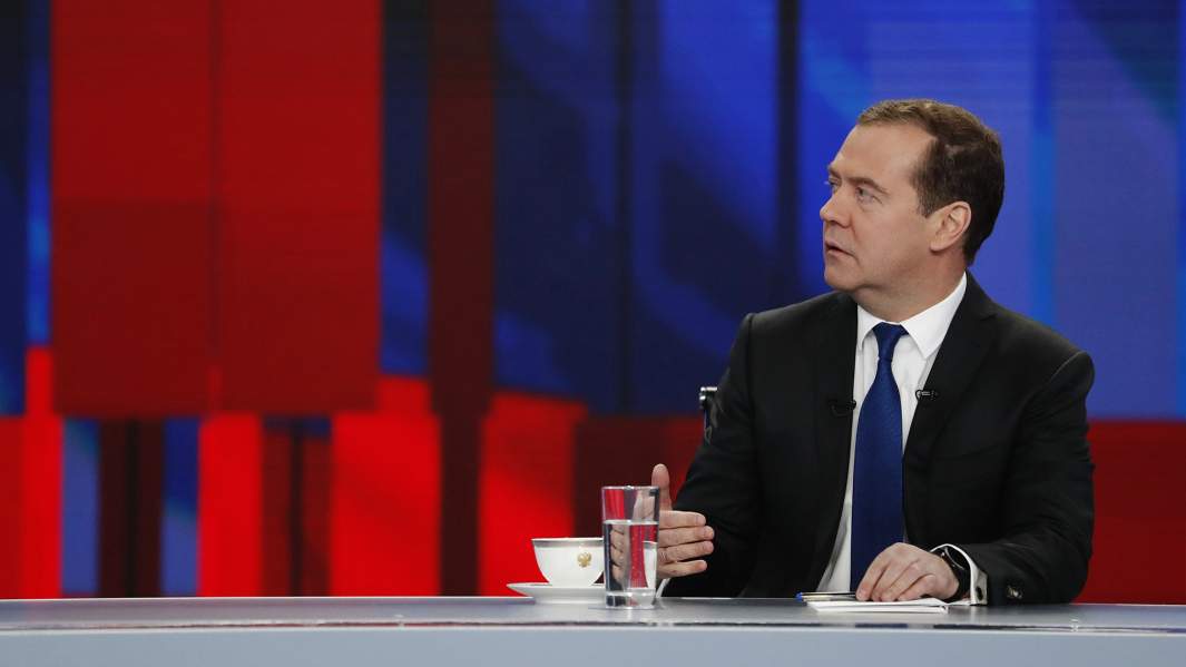 Председатель правительства РФ Дмитрий Медведев 