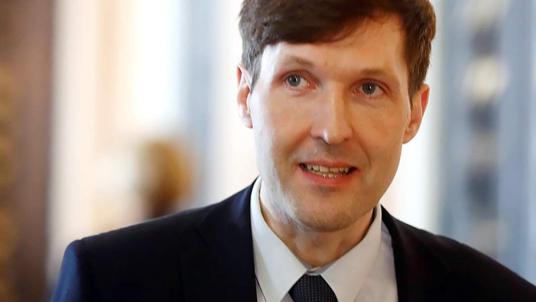 Глава министерства финансов Эстонии Мартин Хельме