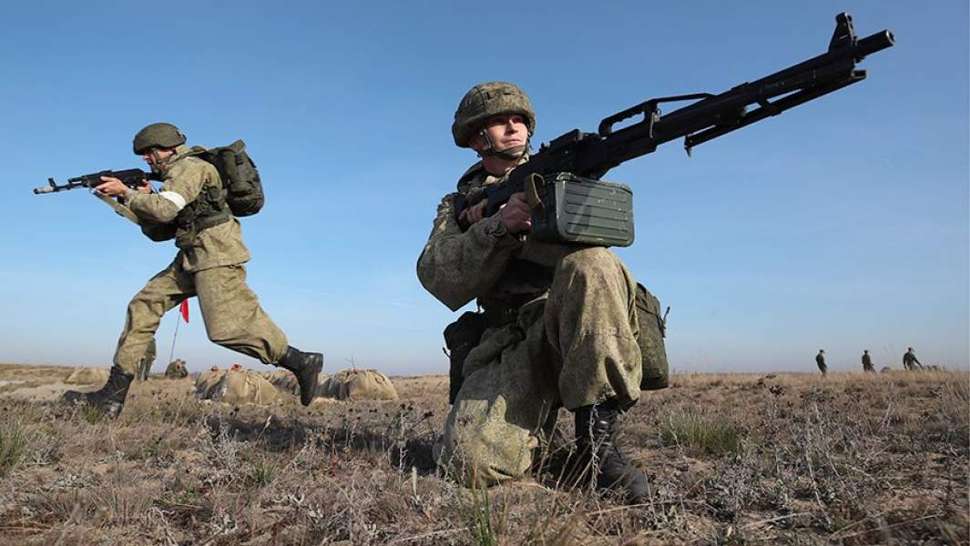 Совместные белорусско-российские тактические учения 