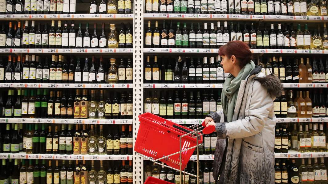 алкоголь магазин новый год