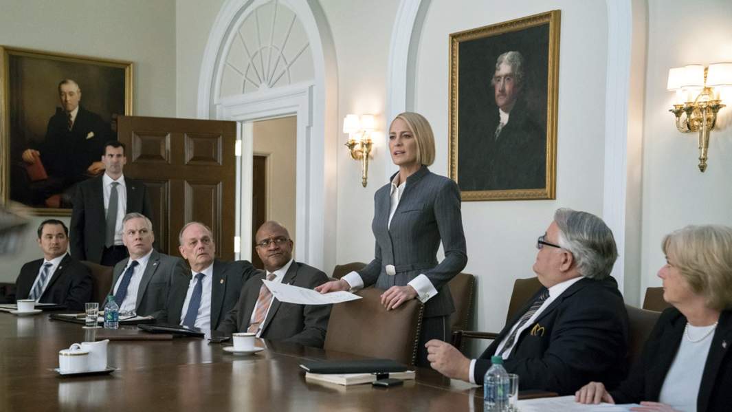 Кадр из сериала «Карточный домик»